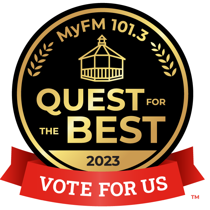 MY FM Quest for the Best Vote for Us Badge